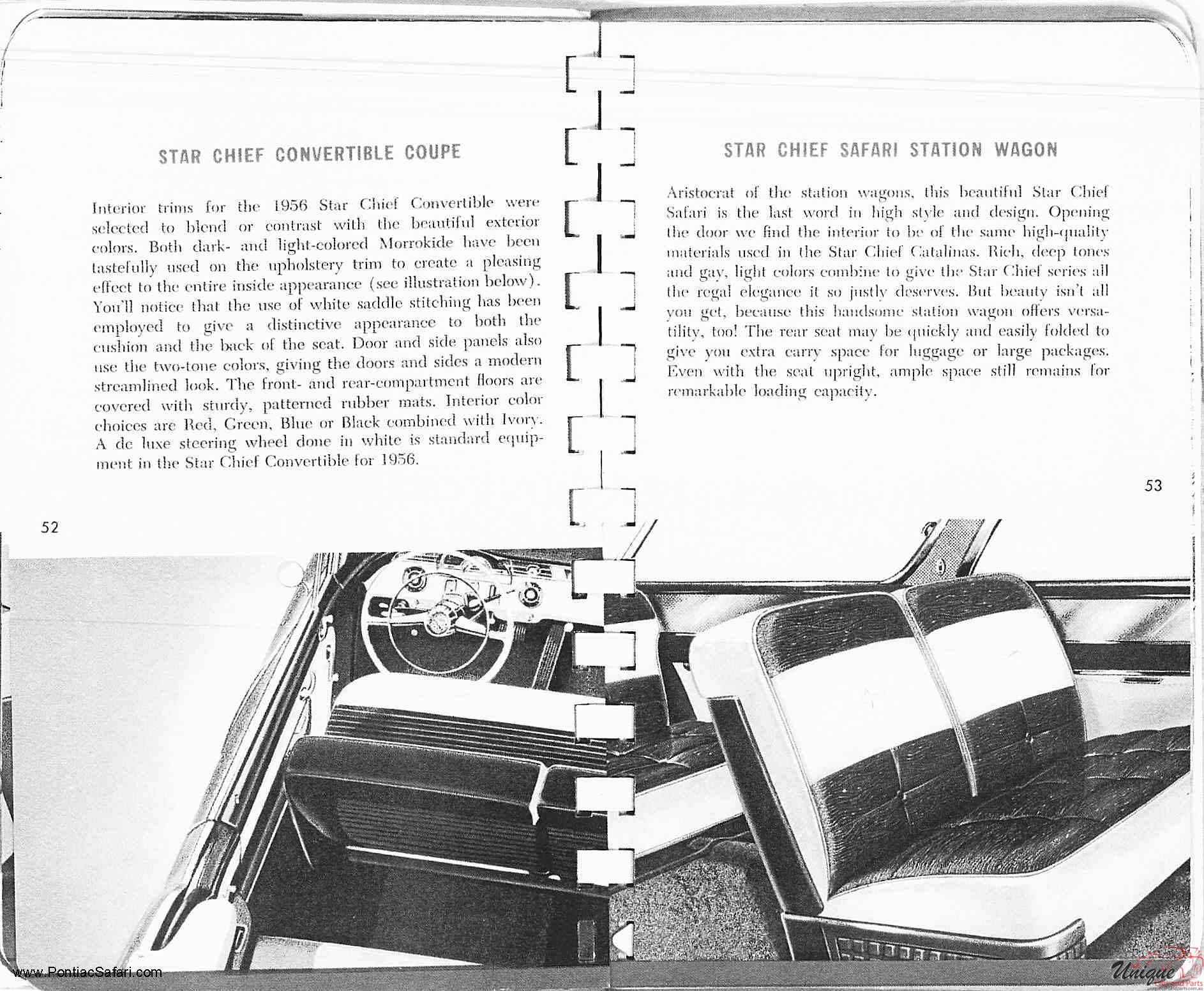 1956 Pontiac Facts Book Page 116